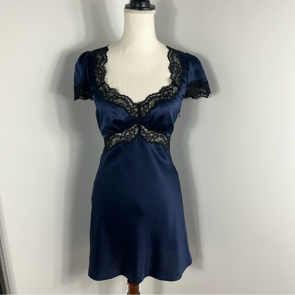 NWOT Reformation Romi silk lace dress